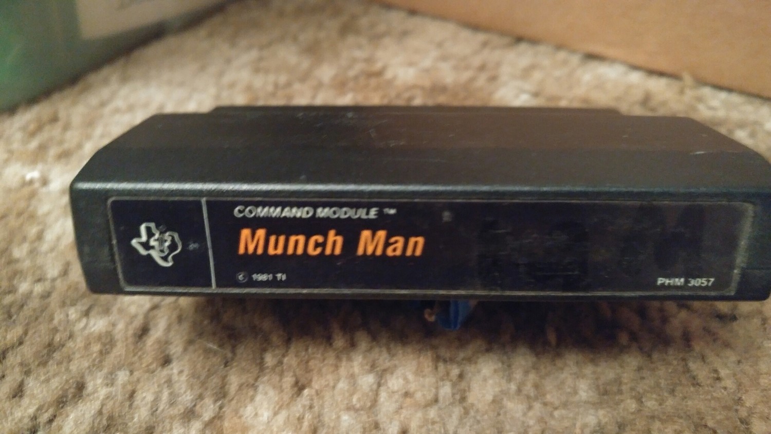 Munch Man black cart orig label