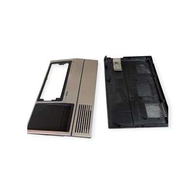Used black and silver case