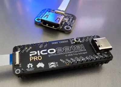 HDMI dongle for Pico9918 and Pico9918 PRO v2.0 VDPs