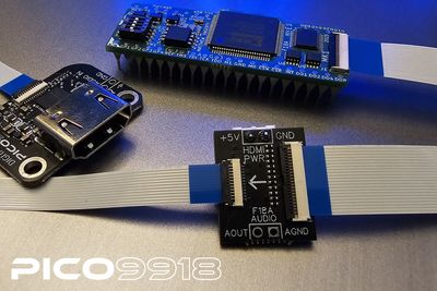 F18A to PICO9918 Dongle Adapter