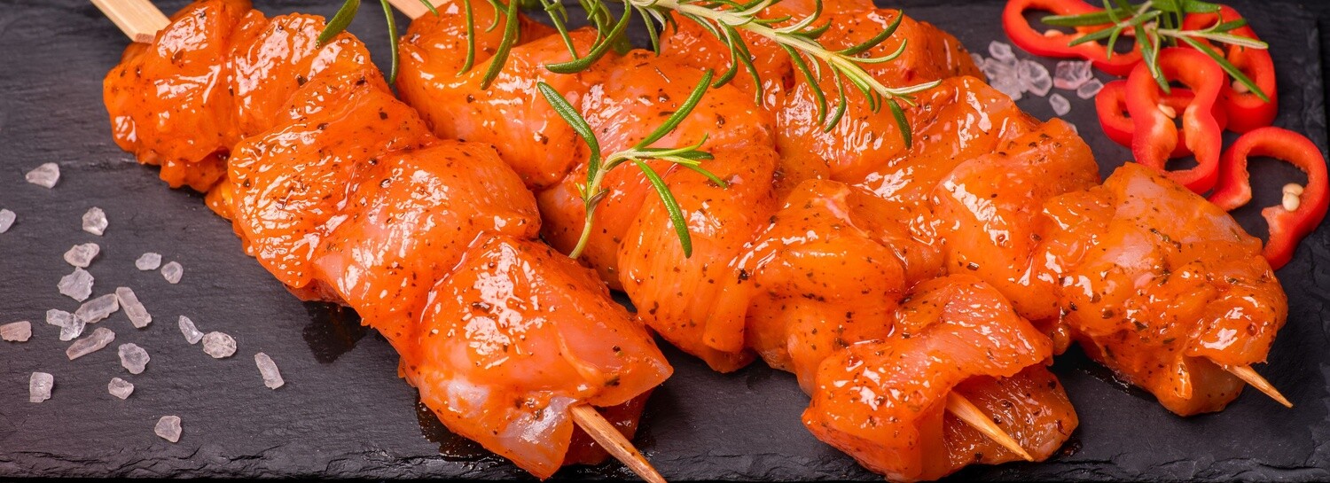Marinated Chicken Sticks