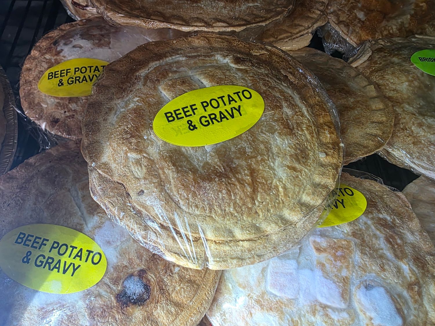 Homemade Beef potato and gravy Pie (lunch size)