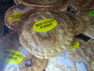 Homemade Beef potato and gravy Pie (lunch size)