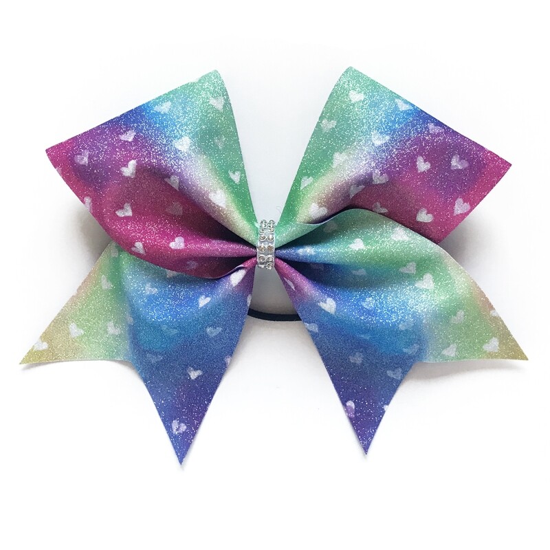 DYO Sub Printed Glitter Cheer Bows