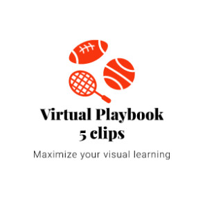 Virtual Playbook of 5 animated 3D clips virtual stadium clips.