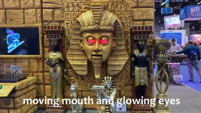 Talking Pharaoh Head