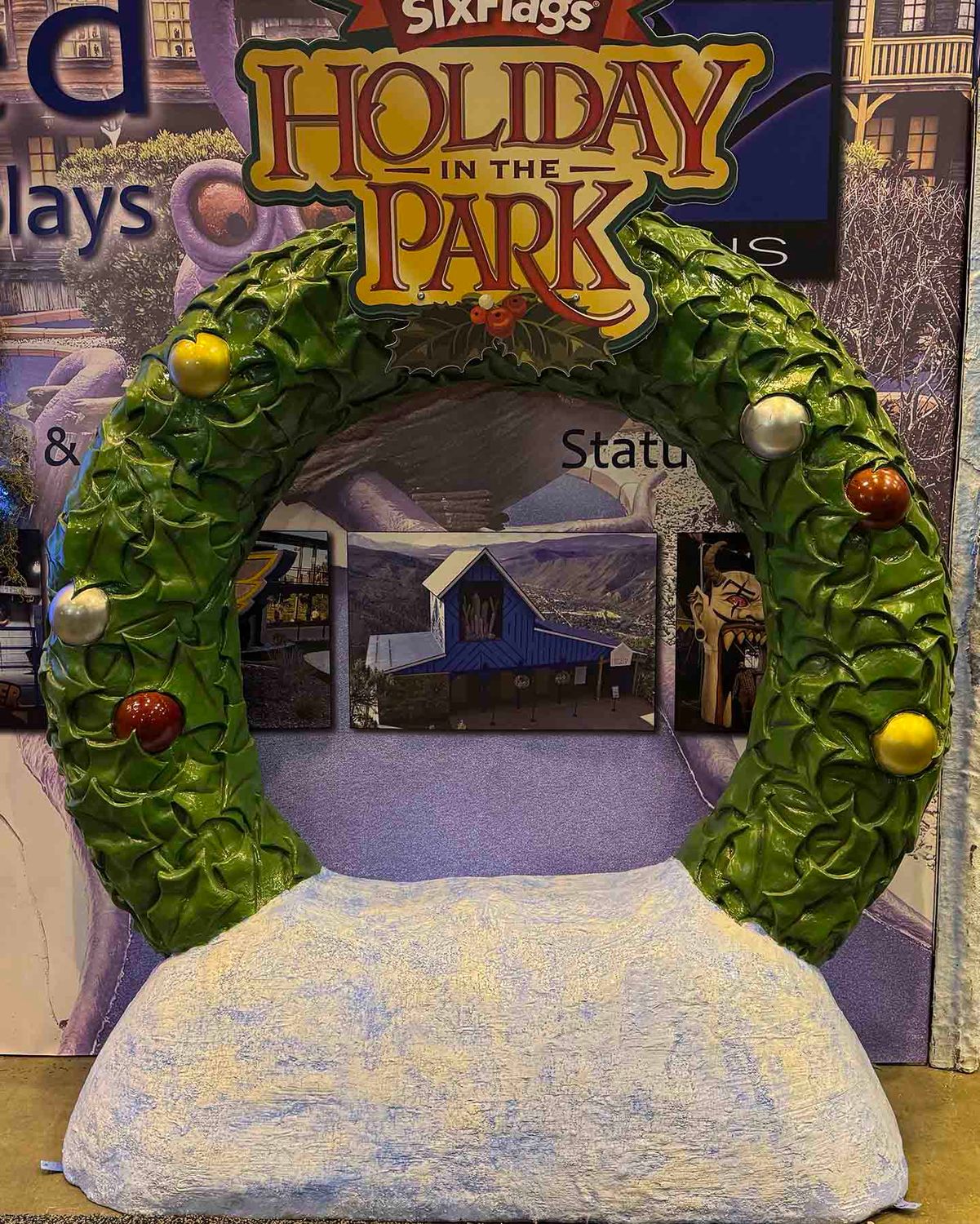 Wreath Photo-Op- Trade Show Demo