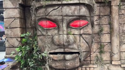 Talking Stone Head