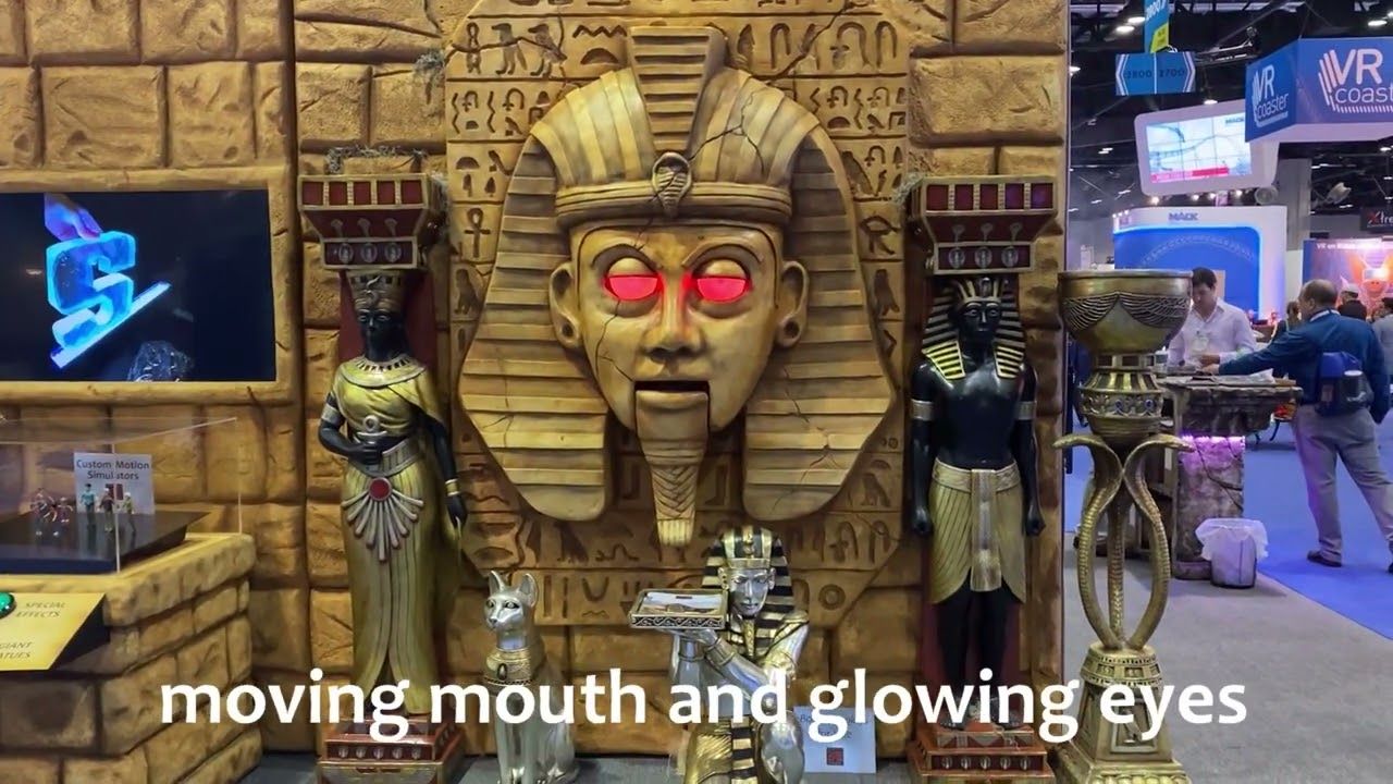 Talking Pharaoh Head