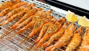 Grilled Prawns Garlic sauce