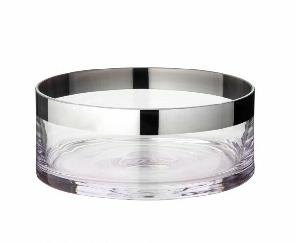 Sale Platinium Kristallglasschale Ramo G 20 cm