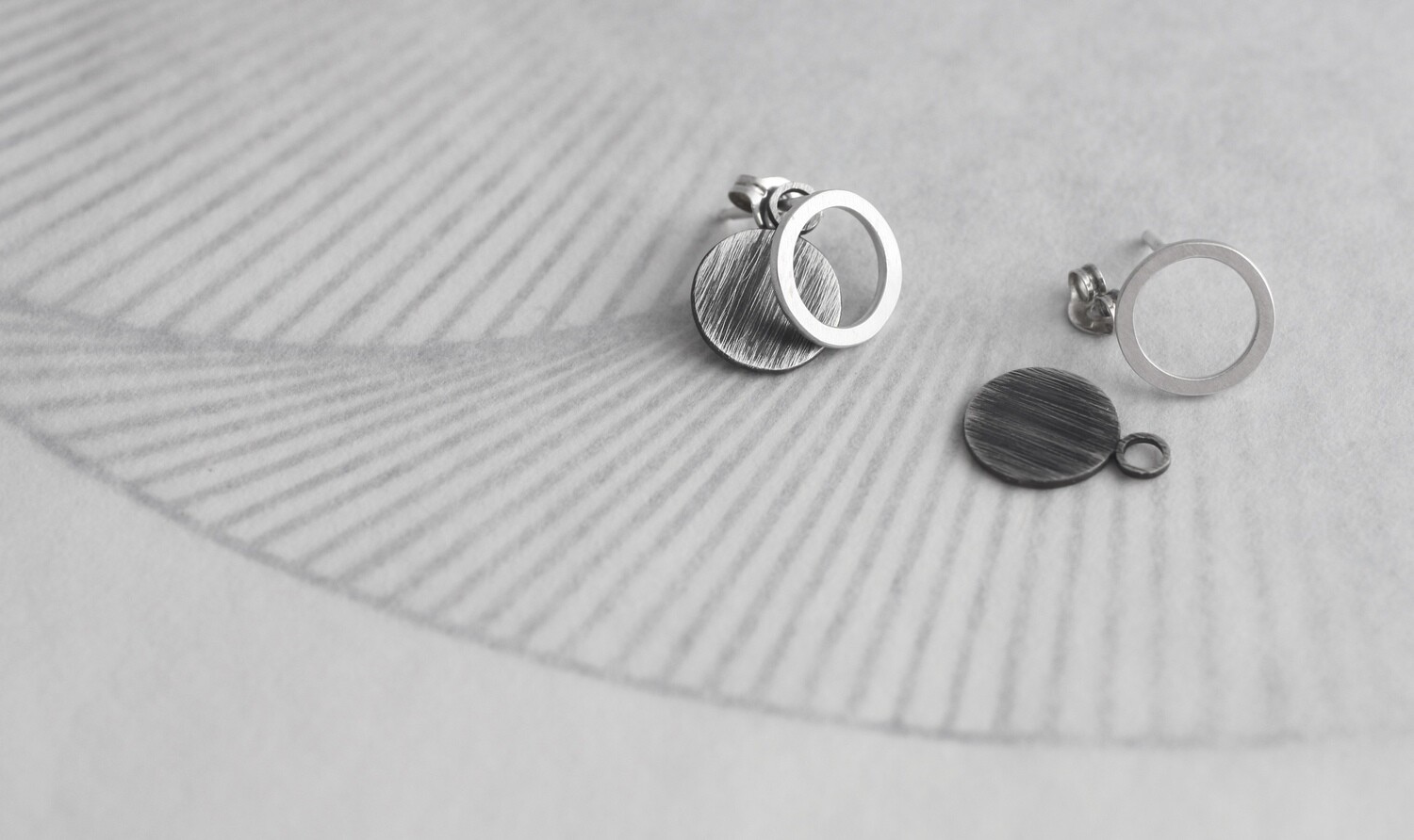 Circle Double-sided Earrings