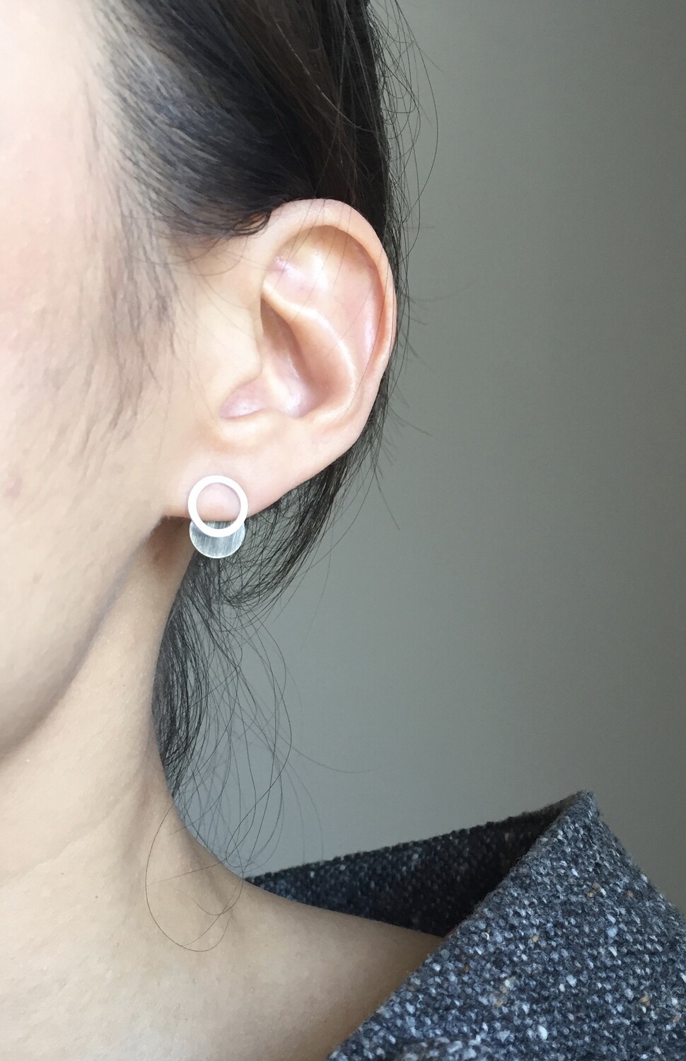 Circle Double-sided Earrings