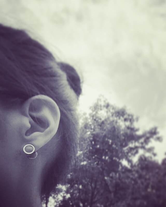 Circle Double-sided Earrings