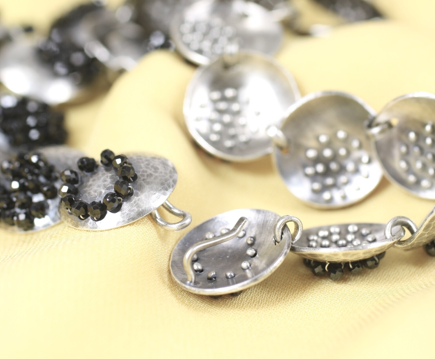 Shine on Black Necklace