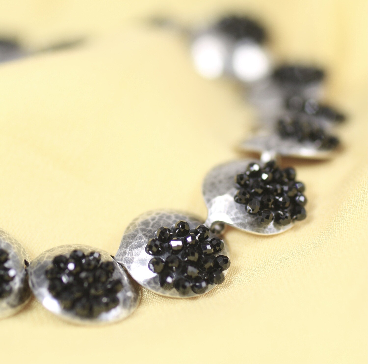 Shine on Black Necklace