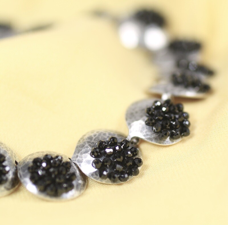 Shine on Black Necklace