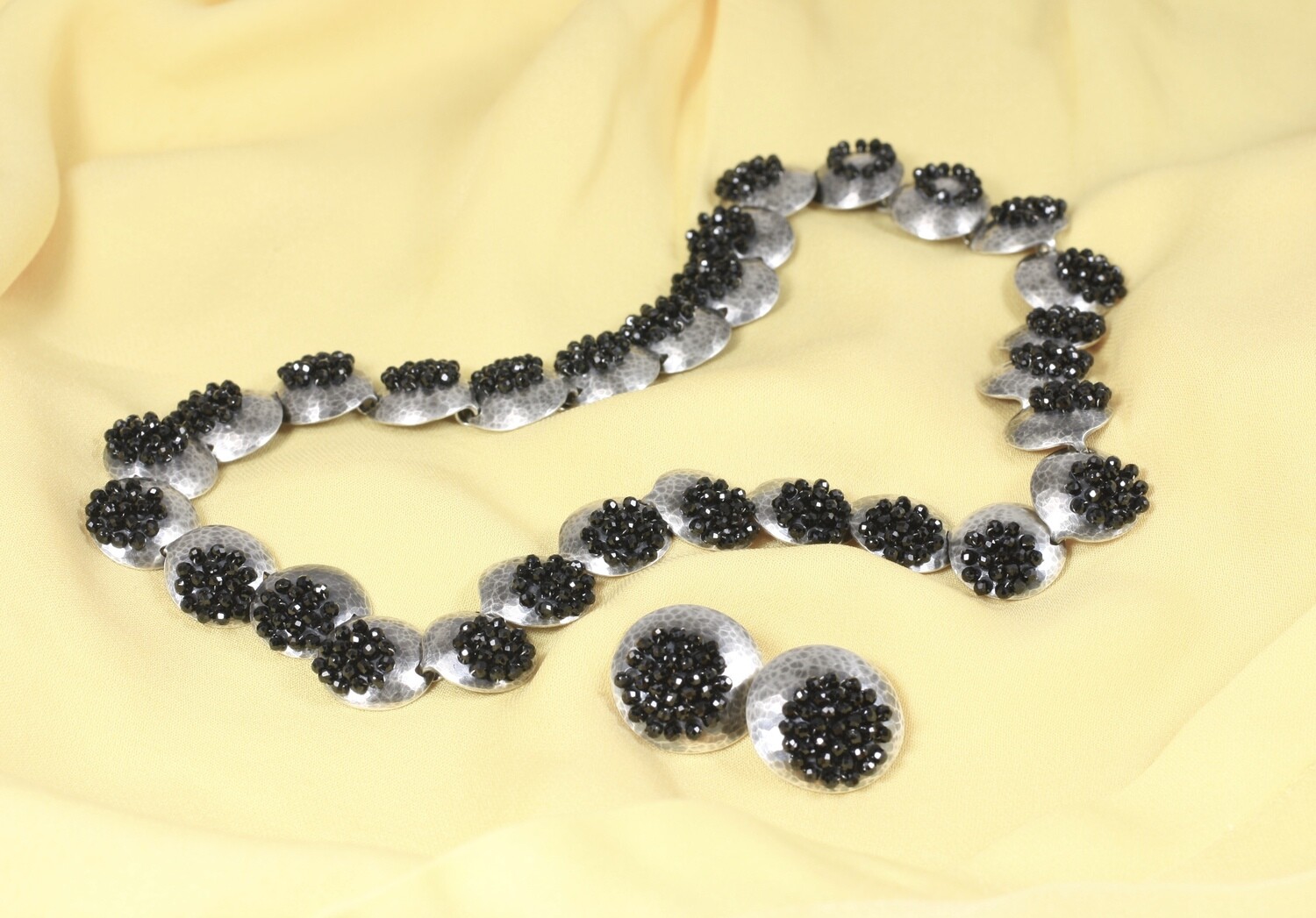 Shine on Black Necklace