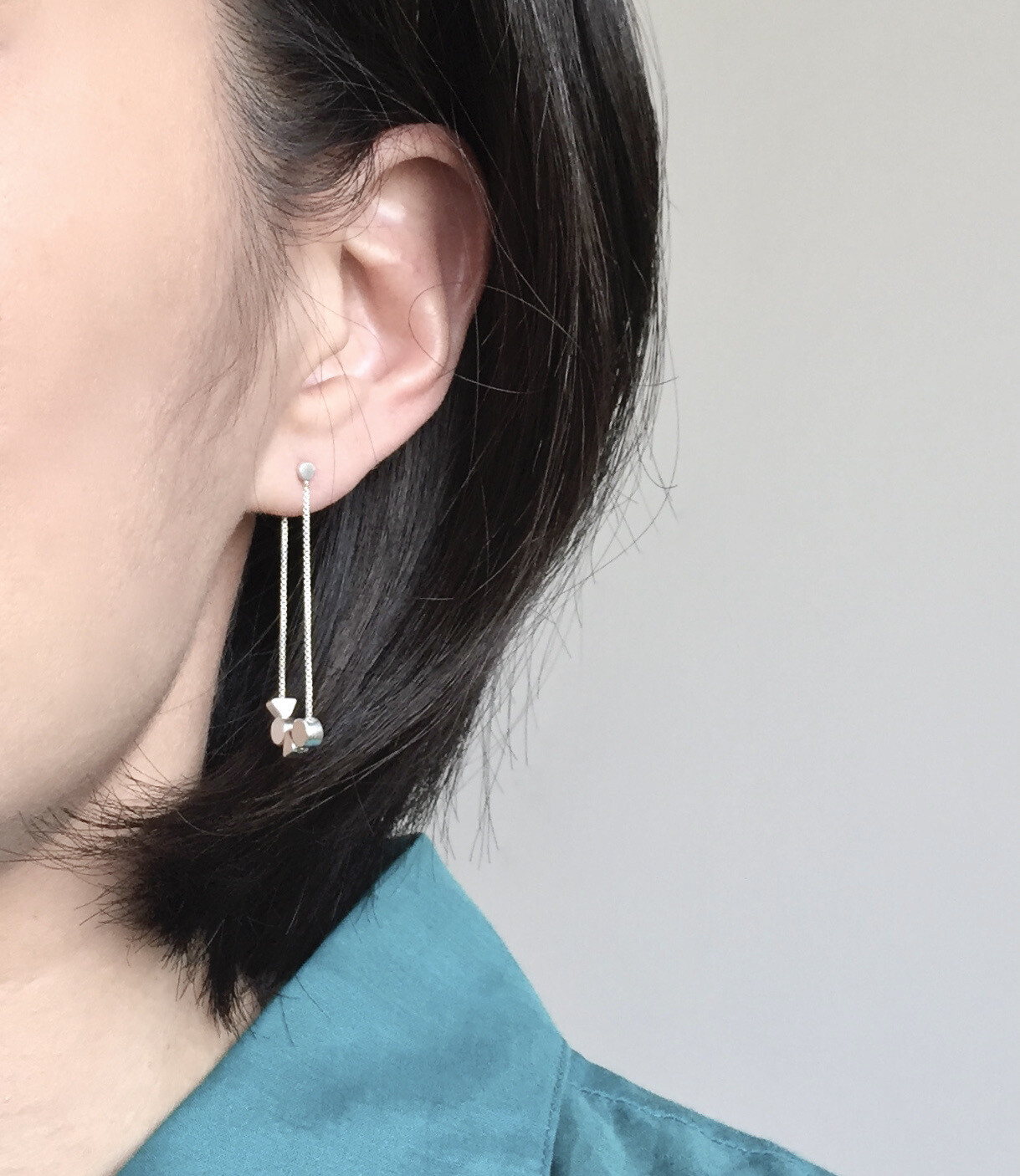 Bread and Fish Bead Earrings
