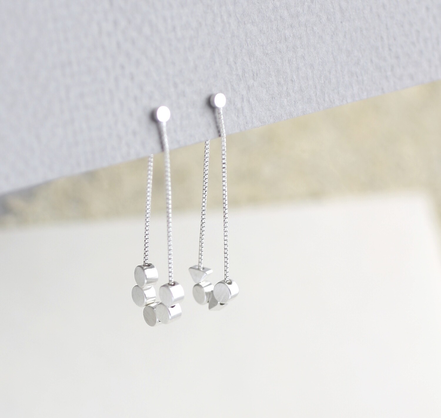 Bread and Fish Bead Earrings