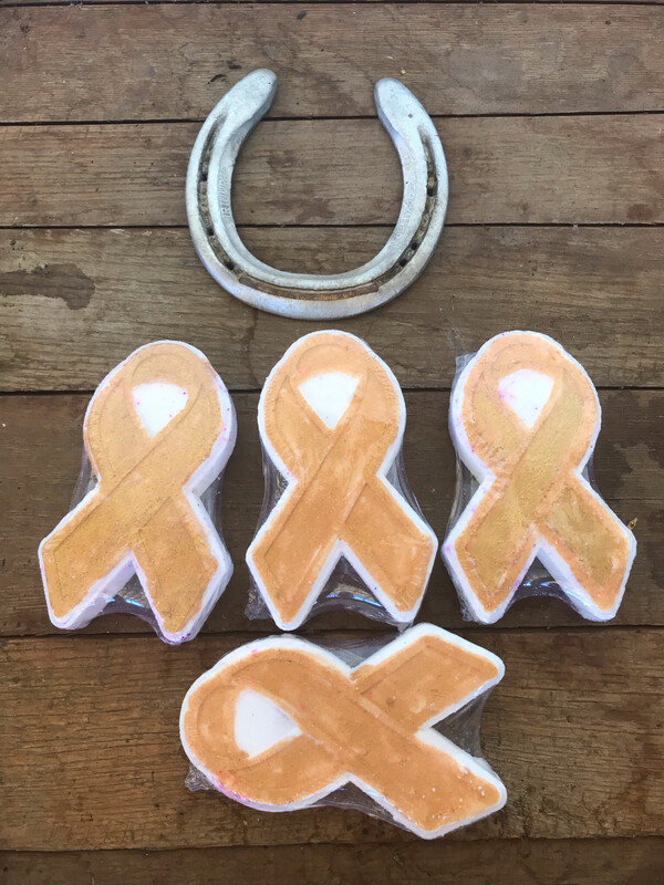 Awareness Ribbon- Gold Childhood Cancer Bath Bomb
