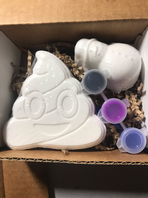 Paint Your Own Bath Bomb Kit
