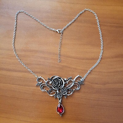 Victorian Rose Necklace