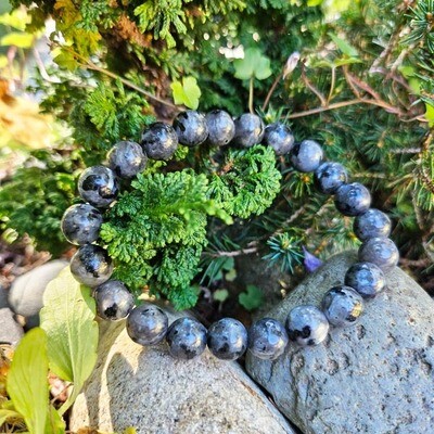 𖦹๋࣭ ⭑Larvikite Bracelet