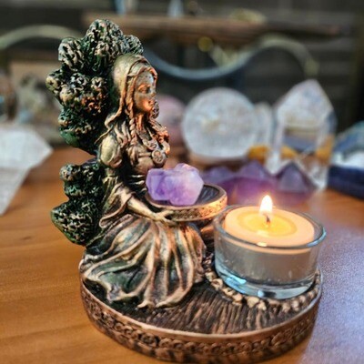Priestess Candle Holder