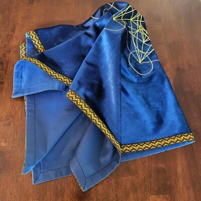 Metatron Blue Cloth with Pouch