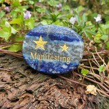 Manifesting Palm Stone in Lapis