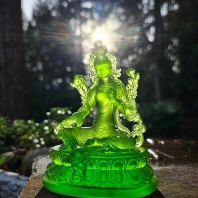 Green Tara Statuette