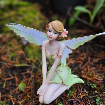 Green Fairy Figurine
