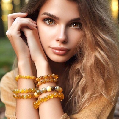 Yellow Gemstone Bracelets