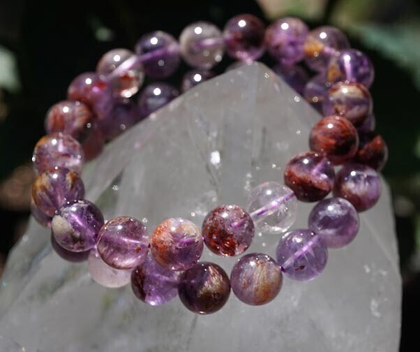 Auralite Bracelet 6mm and 8mm