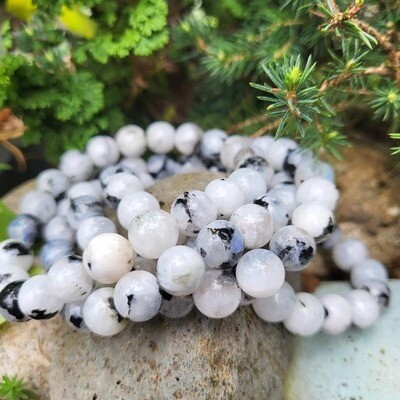 Rainbow Moonstone Bracelet 8mm