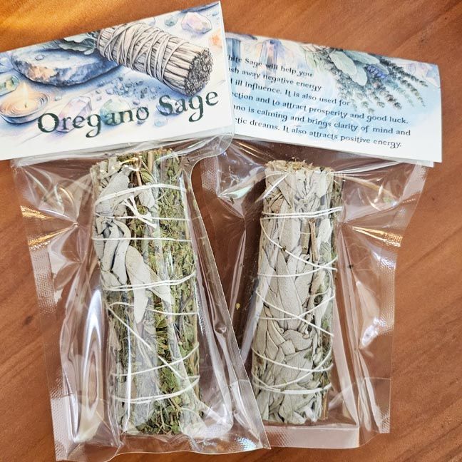 🌿Oregano Sage Smudging Sticks