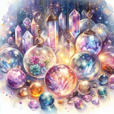 Crystals, Spheres and Accessories