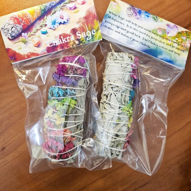 🌈 Chakra Sage Smudging Sticks