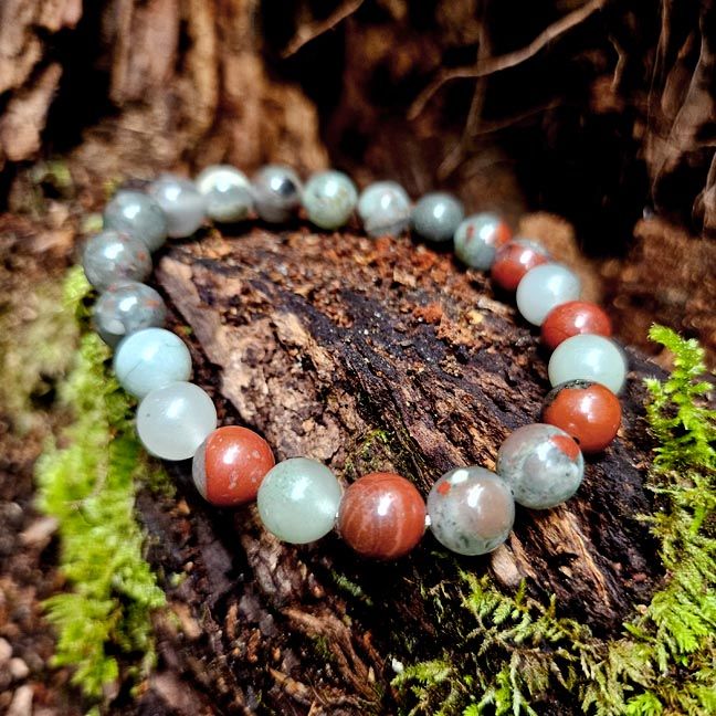 🍂African Bloodstone Bracelet