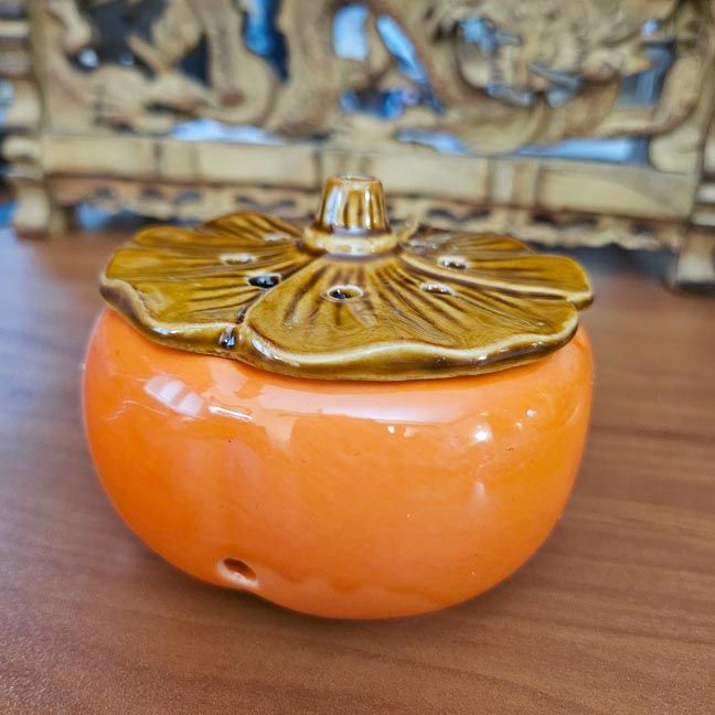 Pumpkin Incense Burner Box