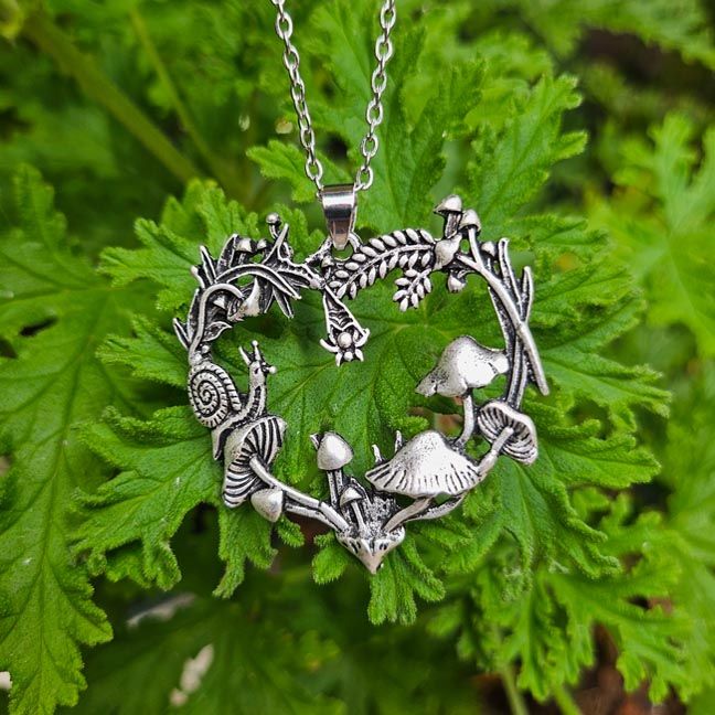 Enchanted Forest Heart Pendant