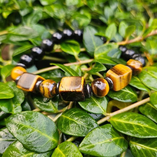 🐅Tiger Eye Obsidian Bracelet