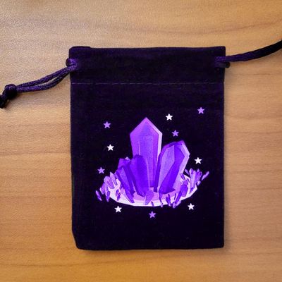 💎Amethyst Cluster Pouch