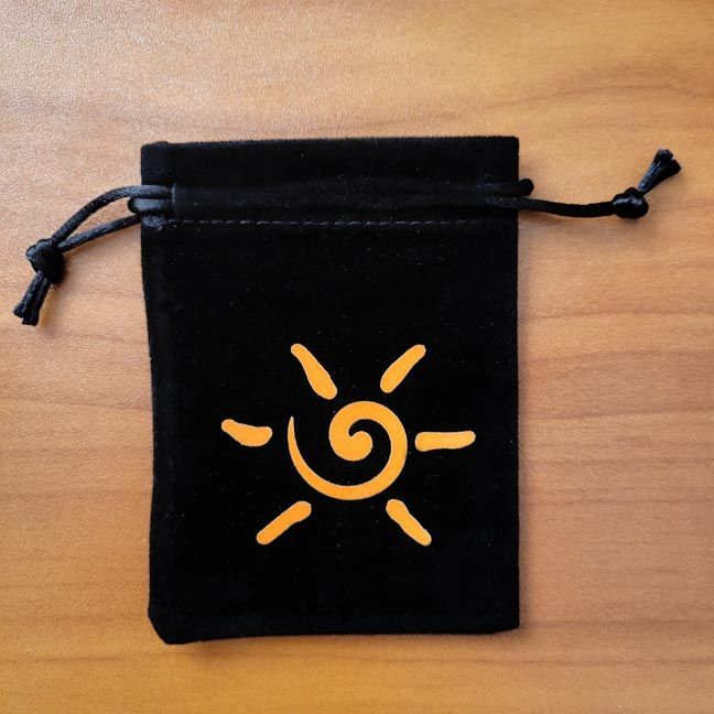 𖦹๋࣭ ⭑ Golden Spiral Pouch