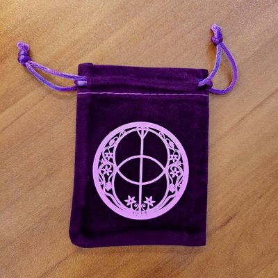 🌺Chalice Well Pouch- Purple