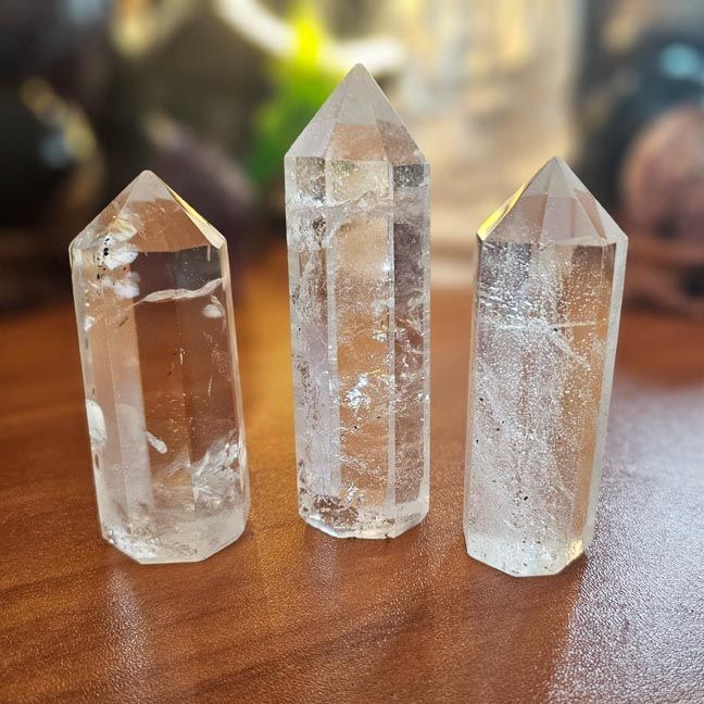 Clear Quartz 8 sided Obelisks