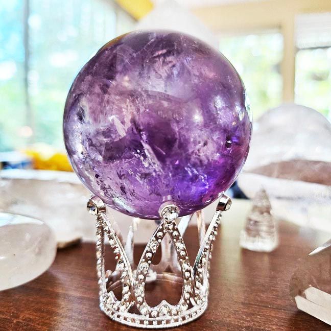 👑Crown Crystal Ball Holder