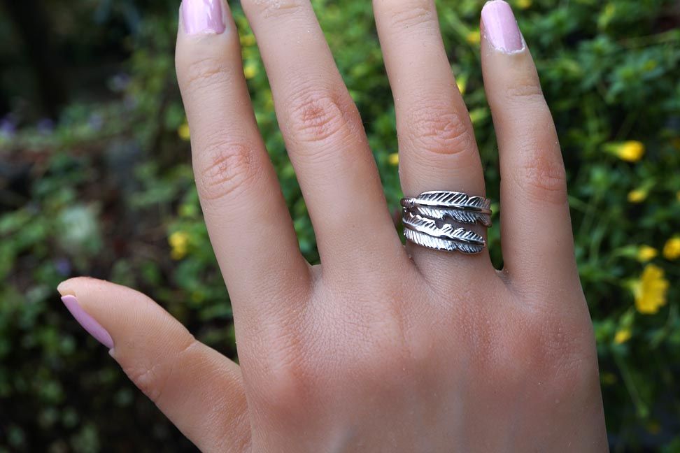 🪶Feather Ring