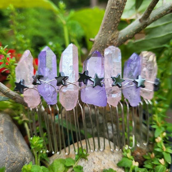 🌟Tanzine and Rose Aura Hair Combs